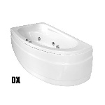 DHIMP - VASCA CON IDROMASSAGGIO ANGOLARE MODELLO ZAIRA CON PANNELLO