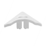 ESCLU - 5 PZ TAPPI PER PROFILO IGIENICO LATERALI MORBIDI