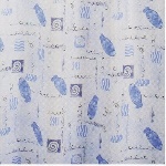 DIANHIDRO - TENDA PER DOCCIA 2 LATI CM. 180 X 200 Mod. Acquarello