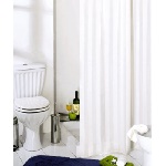 DIANHIDRO - TENDA PER DOCCIA 2 LATI IN TESSUTO CM.180 X 200 Mod. BIANCO