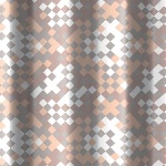 DIANHIDRO - TENDA PER DOCCIA 2 LATI IN TESSUTO CM. 180 X 200 Mod. Frammento Beige