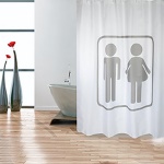 SPIRE - TENDA PER DOCCIA IN TESSUTO POLIESTERE M&W