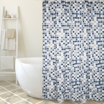 SPIRE - TENDA PER DOCCIA IN TESSUTO POLIESTERE MOSAIKO