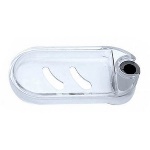 BOSSI - PORTASAPONE OVALE CON ADATTATORE PER ASTE REGOLABILE