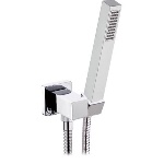 MARIA 110-1616 PRESA ACQUA QUADRATA SUPPORTO IN OTTONE + DOCCETTA POLAR + FLESSIBILE