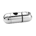 DAMAS - SUPPORTO SCORREVOLE IN ABS CROMATO PER ASTA D. 18 MM