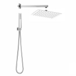 METAF - KIT SOFFIONE DOCCIA QUADRATO SLIM TOP LINE