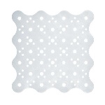 DIANHIDRO - TAPPETO VASCA RETTANGOLARE CM 72 X 34