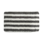 SPIRE - TAPPETO DA BAGNO IN MICROFIBRA 50X80 CM BIANCO/GRIGIO