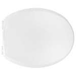 BEMIS - SEDILE WC UNIVERSALE CANYON IN LEGNO CON CERNIERE IN PVC