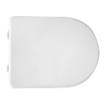 CW    SEDILE WC PER HIDRA VASO PLUVIA FORMA 7 Bianco - Cerniere A passanti