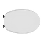 DH    SEDILE WC PER TENAX VASO ARIETE FORMA 1 Bianco - Cerniere A passanti