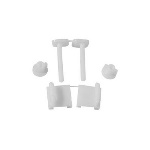 DIANHIDRO - COPPIA SUPPORTI PER SEDILI IN PVC CON VITI IN PLASTICA