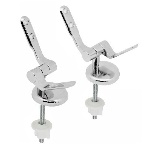 DIANHIDRO - COPPIA SUPPORTI CROMATI PER SEDILI IN LEGNO