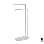 FERID - PIANTANA PORTASCIUGAMANI CON DUE BRACCI BASE OVALE