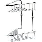 RERU 121-R277 PORTASAPONE-OGGETTI ANGOLARE DOPPIO IN OTTONE