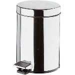 RERU - PATTUMIERA PER TOILETTE CILINDRICA CON APERTURA A PEDALE 5 LITRI LUX