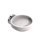 METAF PORTA SAPONE MOD. CLASS Spazzolato cm 10 x h.5 x 11,8