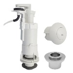 OLIVE 130-V500850 BATTERIA DI SCARICO PER CASSETTA ALTA OLI DELUXE CON PULSANTE