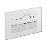 GEBER - PLACCA DI COMANDO 2 TASTI SIGMA 50 PERSONALIZZABILE