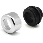 PUCCI - MORSETTO COMBINATO CON COPRIMORSETTO CROMATO DIAM 48-58 MM