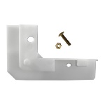 PUCCI - 2 PZ STAFFA SOSTEGNO VALVOLA CON VITE RONDELLA ZINCATA SARA-ECO