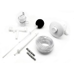 PUCCI - COMANDO MANUALE PNEU A PARETE BIANCO