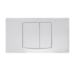 CR - PLACCA PIATTA 2 TASTI SMILE PER CASSETTA INCASSO FUSION