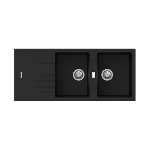 Apell - LAVELLO SINTETICO DA INCASSO 2 VASCHE CM 116