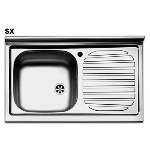 Apell - LAVELLO APPOGGIO IN ACCIAIO INOX CON 1 VASCHETTA