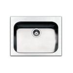 APELL 140-1805 LAVELLO INCASSO IN ACCIAIO SPAZZOLATO  57X51 CM