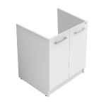 DOLOM MOBILE SOTTOLAVATOIO REVINE BIANCO CON ASSE Bianco - LxPxH 75x61X81 cm