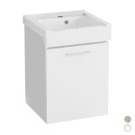 XILON MOBILE LAVATOIO SOSPESO CON LAVABO IN CERAMICA 1 ANTA Olmo Montano - LxP 50x50 cm
