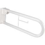 DH 151-3404 BARRA DI SOSTEGNO RIBALTABILE CON PORTA ROTOLO S.ZA SUPPORTO