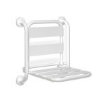 DH    SEDILE RIBALTABILE CON SCHIENALE Bianco