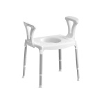 DH - SEDIA COMODA CON BRACCIOLI