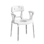 DH - SEDIA COMODA CON BRACCIOLI E SCHIENALE