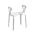 DH - SEDIA DA DOCCIA CON APERTURA E BRACCIOLI