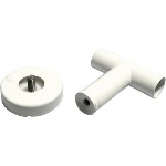 DH 151-601 RACCORDO  DI CONGIUNZIONE A  TEE CON ATTACCO A MURO