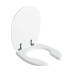 SANIS - SEDILE APERTO MDF BIANCO PER VASO AUSIL LINE