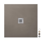 LINPH PIATTO DOCCIA MOD. ESTASI QUADRATO Sabbia - cm 80 x 80