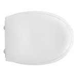 RAK - SEDILE WC IN TERMOINDURENTE KARLA CON CERNIERE IN ACCIAIO INOX