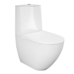 RAK - VASO MONOBLOCCO DES FILO MURO RIMLESS FISSAGGI NASCOSTI