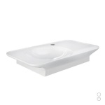 RAK   LAVABO SOSPESO VALET DA 92 CM RIPIANO A DX Bianco Alpino