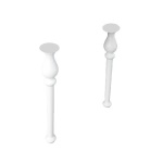 RAK - 2 PZ GAMBE PER LAVABO CONSOLLE WASHINGTON