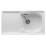 GALAS - LAVELLO DA INCASSO IN CERAMICA CON 1 VASCHETTA 80 x 45