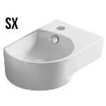 LINPH - LAVABO A PARETE MOD. LP92 CM 40.5 X 27