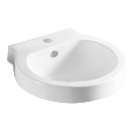 LINPH - LAVABO A PARETE MOD. LP93 CM 51.5 X 49.5