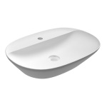 RAK - LAVABO DA APPOGGIO OVALE ALLUNGATO (MONOFORO) VARIANT 60X42CM