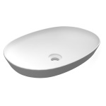 RAK - LAVABO AD INCASSO OVALE SENZA FORO VARIANT 50 X 36 CM